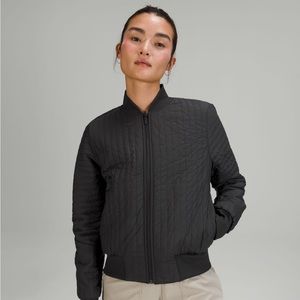 NWT lululemon nonstop bomber jacket black